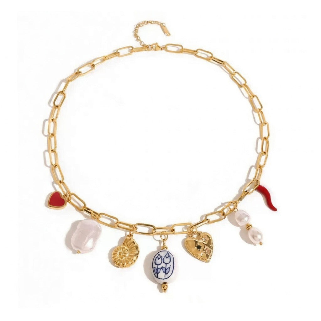 Lateefah Charm Necklace
